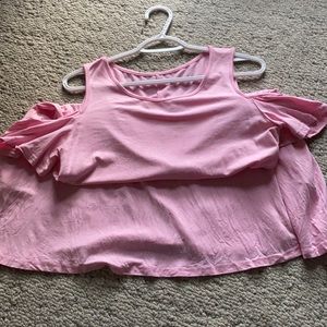 Cold shoulder style dress